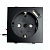 Розетка 2P+PE Stekker Эрна с USB черный PST16-9111-03 49155