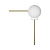 Настенный светодиодный светильник Loft IT Meridian 10132/A Gold