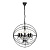 Подвесная люстра iLamp Life 8774-5 BK