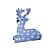 Фигурка светодиодная «Лежащий оленёнок» 31х15см Uniel ULD-M3133-050/STA White IP20 Lying Fawn 09560