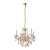Подвесная люстра Lumina Deco Eliza LDP 7026-6 SL+GD