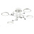 Потолочная светодиодная люстра Ambrella light Comfort LineTech FL51648
