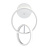 Настенный светодиодный светильник Escada Relation 10230/SG LED White