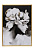 89VOR-GIRL FLOWER-2  Холст "Девушка с цветами-2" 110*80 см, багет золото, зол.поталь