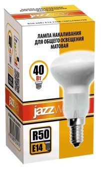 Лампа накаливания Jazzway E14 40W 2700K матовая 3321413