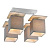 Потолочная люстра Escada Argus 1129/4PL Grey