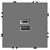 Розетка 2-местная USB + Type C (механизм), STEKKER, 250В, 20W, серия Эмили, RST10-5115-10, платиново-серый, soft touch 49957