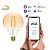 Лампа светодиодная диммируемая филаментная Gauss Smart Home Filament E27 7W 2500K золотистая 1320112
