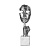 Статуэтка настольная ArtHomeDecor TOP SECRET 7091 SILVER  WHITE