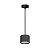 Светильник потолочный Feron Barrel HL4588 ARIA  levitation 12W, 230V, GX53, черный, на подвесе 1,7 м