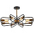 Потолочная люстра Illumico IL8253-8COU-79 BK GD