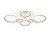 Потолочная светодиодная люстра Ambrella light Original FA522