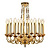 Подвесная люстра iLamp Louvre MD8551-20 GD