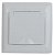 Розетка ЭРА Intro Solo Schuko 2P+E 16A 250V с крышкой белый 4-203-01 Б0043319