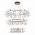 Подвесная светодиодная люстра ST Luce Rafina SL379.203.486