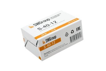 Блок питания SWG 12V 40W IP20 3,33A S-40-12 000126