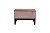 Банкетка Stella 60 прямоугольная сиреневая Velv Siren 60*38*40см