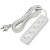 Удлинитель Uniel Ultra 4гн х 5м б/з S-CU4-5 White UL-00009989