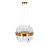 Подвесная светодиодная люстра Lumina Deco Ringletti LDP 8017-400 MD