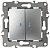 Выключатель двухклавишный с подсветкой ЭРА 12 10AX 250V 12-1105-03 Б0014659