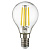 Лампа светодиодная филаментная Lightstar LED Filament E14 6W 4000K груша прозрачная 933804
