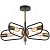 Потолочная люстра Illumico IL8253-5COU-79 BK GD