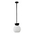 Подвесной светильник iLamp Mono P6079-1 BK+WH