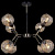 Подвесная люстра Illumico IL0268-8PSQ-79 BK AB