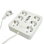 Удлинитель 6-местный c/з 3x1 мм2, 1,8 м, 250В, 10А, 4USB+2Type-C 2,4А, серия Home plus, белый STEKKER HM09-66-02 49975