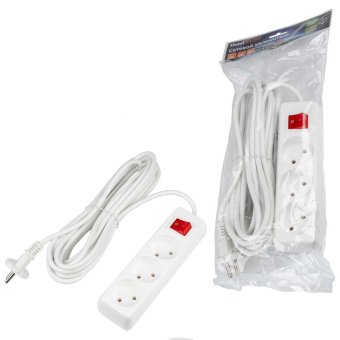 Удлинитель Uniel Ultra 3гн х 10м б/з S-CU3-7B White UL-00009997