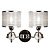 Бра iLamp Chelsea W2400-2 Nickel