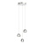 Подвесная светодиодная люстра ST Luce Waterfall SL6017.101.03