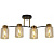 Потолочная люстра Illumico IL6111-4COU-79 BK GD