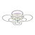 Потолочная светодиодная люстра Profit Light 18027/8 WHT