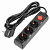 Удлинитель Uniel Ultra 3гн х 3м с/з S-GCU3-3B Black UL-00010017