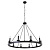Подвесная люстра Lussole Loft CARROLLTON LSP-8735
