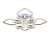 Потолочная светодиодная люстра Ambrella light Ice FA283