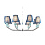 Подвесная люстра Ambrella Light High Light Ceramo Classic LH75063
