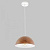 Подвесной светильник IMEX MD.5660-1-P-WT+WOOD