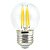 Лампа светодиодная филаментная Uniel E27 7,5W 4000K прозрачная LED-G45-7,5W/NW/E27/CL GLA01TR UL-00003255