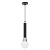 Подвесной светильник Lumina Deco Folino LDP 7012-1B BK+CHR