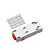 Коннектор питания прямой Ambrella Light Track System Magnetic 220V GL1107