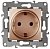 Розетка ЭРА 12 2P E Schuko со шторками 16A 250V 12-2102-14 Б0019325