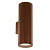 Уличный настенный светильник Ideal Lux Gun AP2 Small Coffee 163635