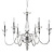 Подвесная люстра Ideal Lux Doge SP6 Trasparente 044422