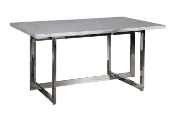 30F-987G184 Стол обеденный серый 150*90*75см
