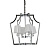 Подвесная люстра Lumina Deco Montero LDP 1249-4 CHR+WT