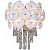 Настенный светильник Illumico IL8139-2WLY-39 GD WT