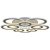 Потолочная светодиодная люстра Reluce 08881-0.3-5+5LED WH (BL+YL)