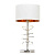 Настольная лампа Lumina Deco Milari LDT 5530 CHR+WT